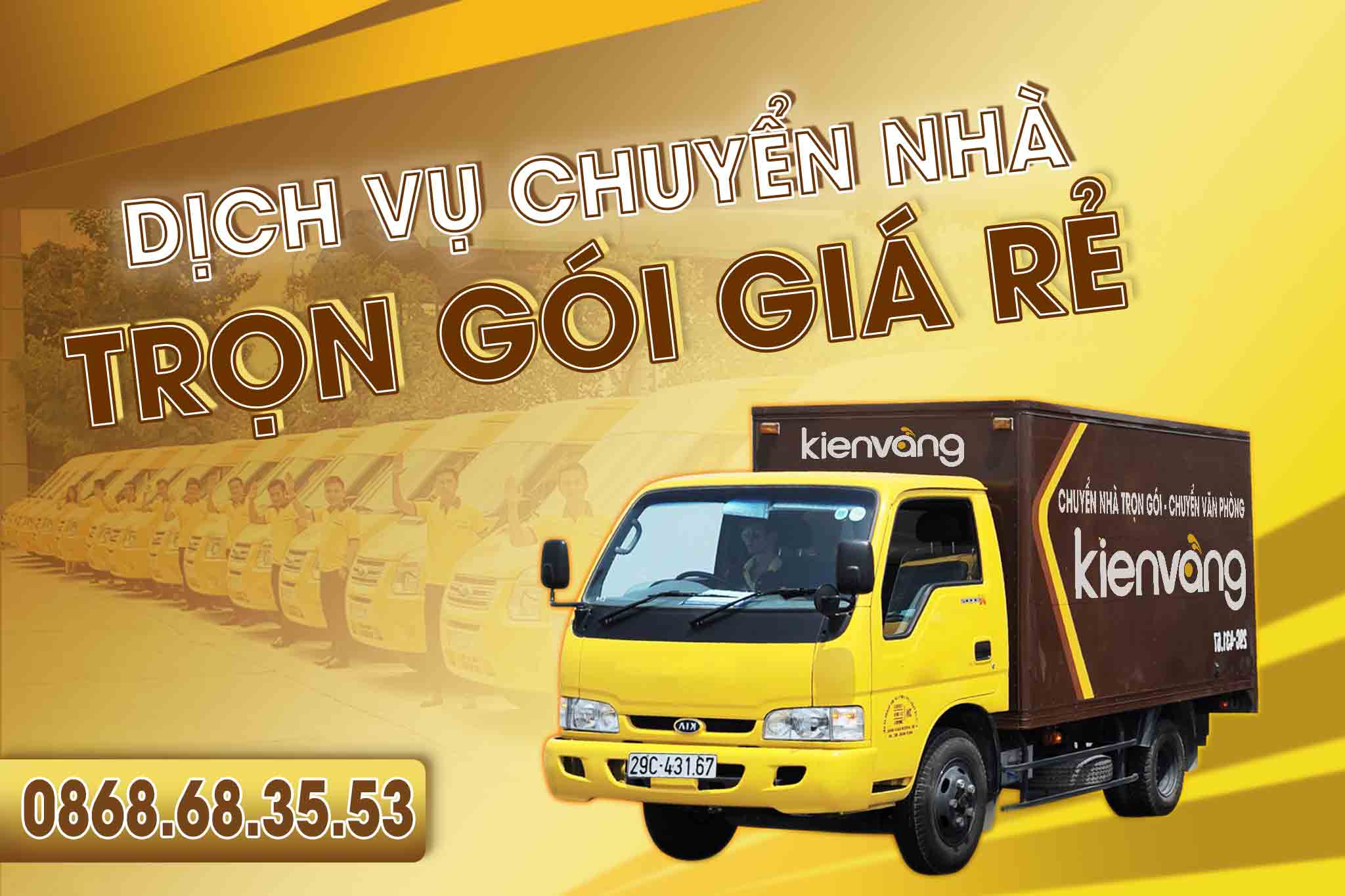 Dịch vụ Chuyển nhà Trọn gói Giá rẻ Kiến Vàng Moving 24H thumbnail