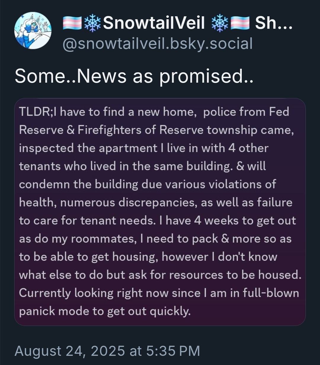 Ko-fi | Assist SnowtailVeil with New Housing thumbnail