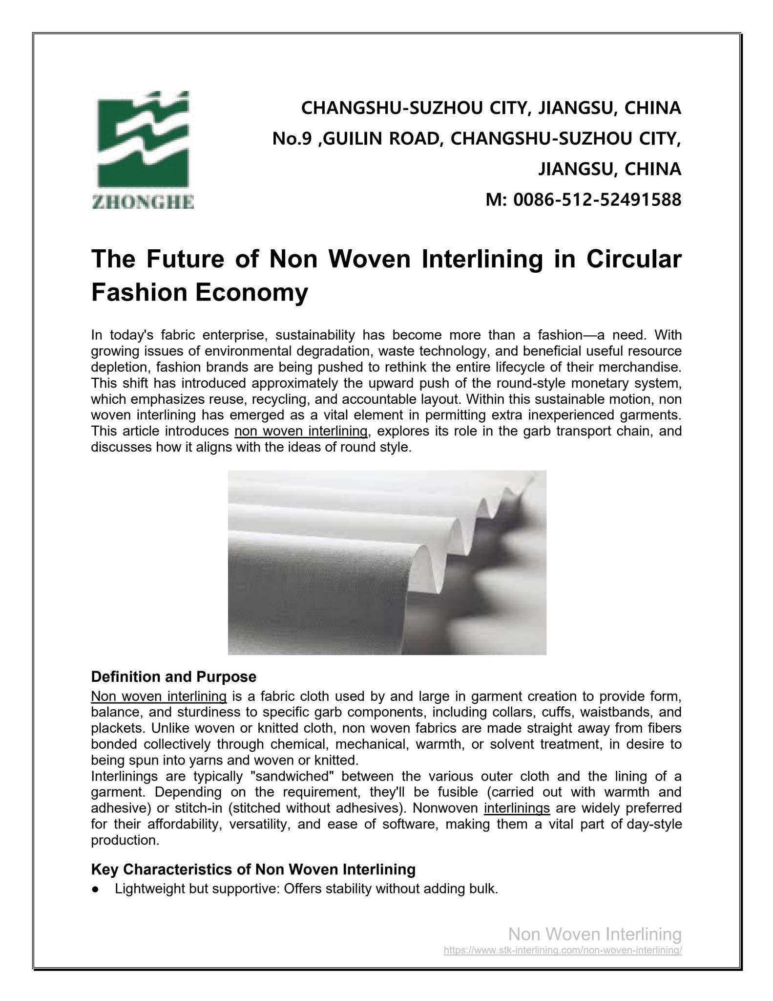 The Future of Non-Woven Interlining in Circular Fashion thumbnail