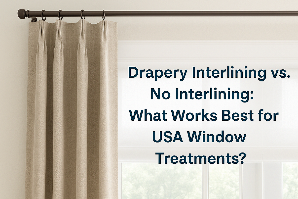 Drapery Interlining vs. No Interlining: What Works Best for USA Window Treatments? thumbnail