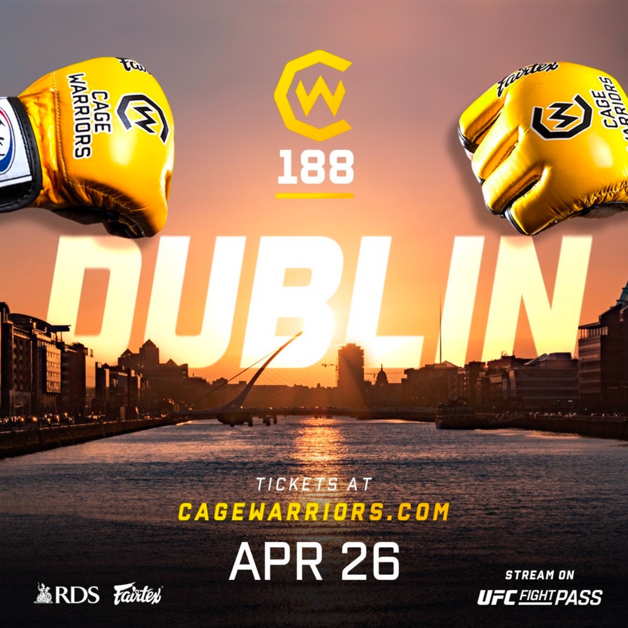 Tickets for Cage Warriors April 26th Dublin thumbnail