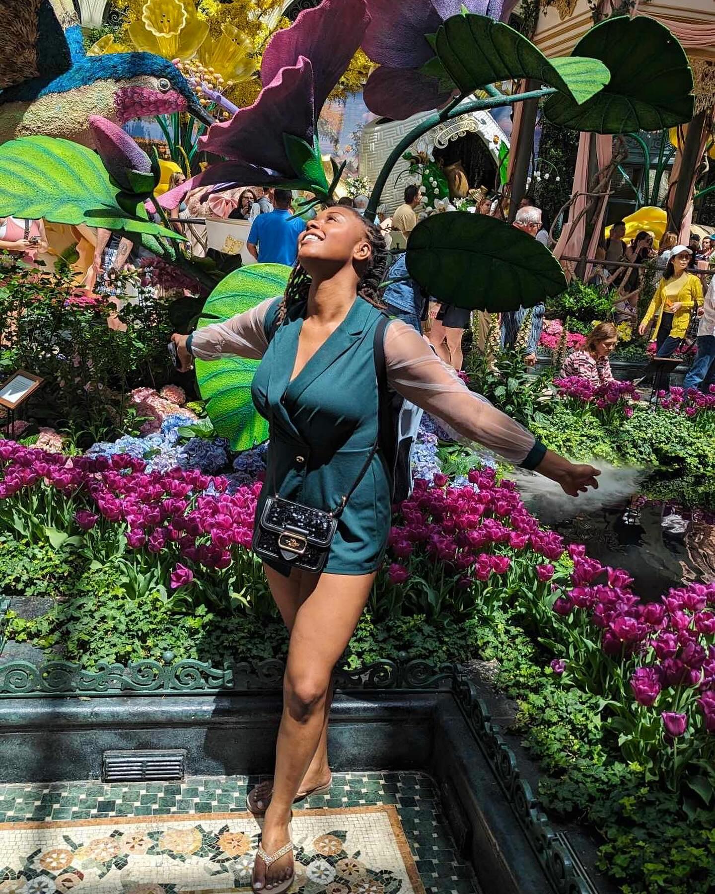 🫖 Typical Angelica Adventures: I love tea parties and was transported to a whimsical world of wonder at the @bellagio. 🪻