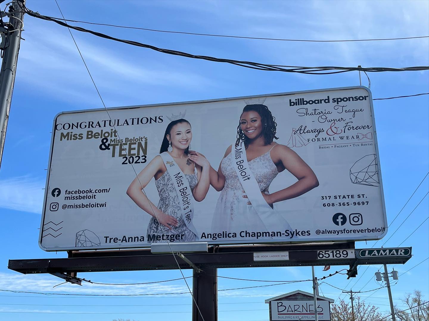 We are on a billboard 🥹. If you’re driving down Cranston, look up!

Thank you to our billboard sponsor, @alwaysforeverbe