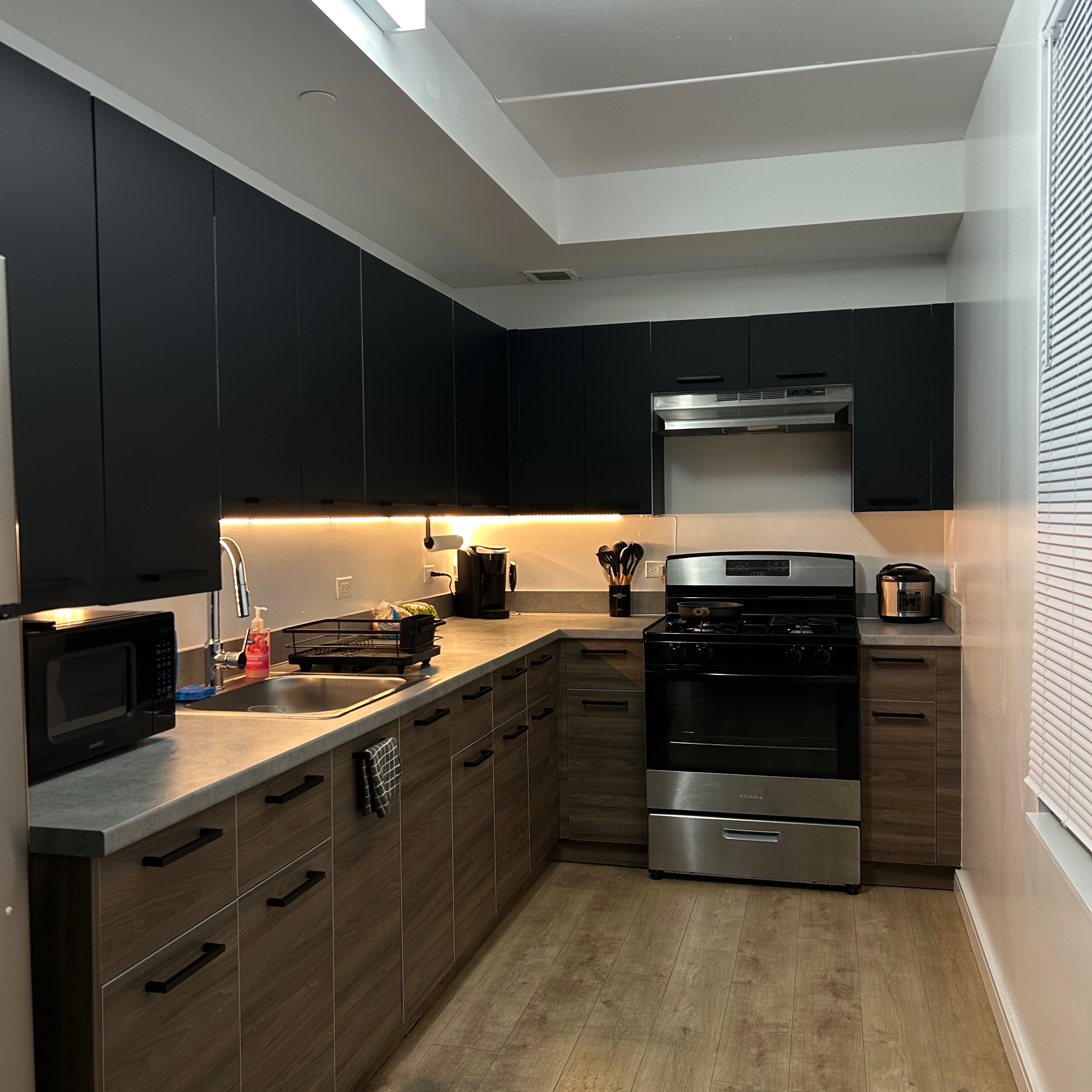 FUKU MON 24"x394" Black Wallpaper Peel and Stick Black Contact Paper Matte Solid Black Textured Self Adhesive Removable Thick Vinyl Film Roll for Cabinets Bedroom Wall Decoration - Amazon.com thumbnail