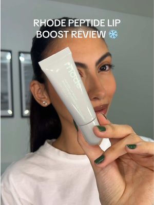better than the peptide lip treatment?! @rhode skin peptide lip boost honest review ❄️ #rhode #rhodepeptidelipboost #hon