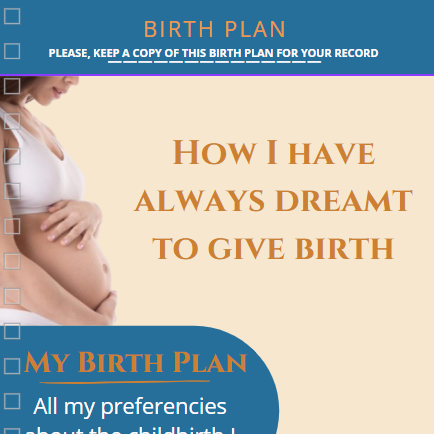 ✎ Download Your Free Birth Plan Bundle ✎ thumbnail