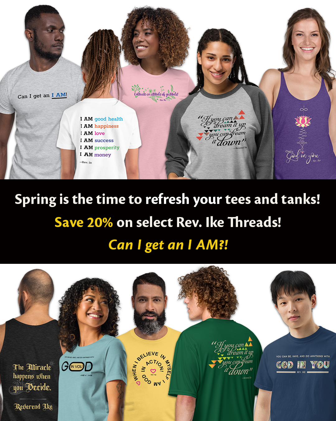 Save 20% on ALL Rev. Ike tees and tanks! thumbnail