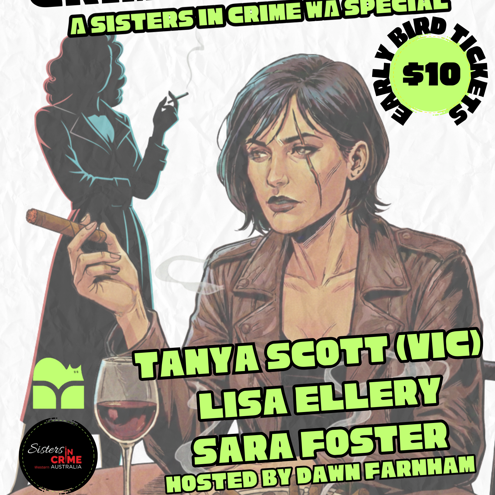 Crime With Wine Vol.3: Tanya Scott, Lisa Ellery, Sara Foster, Dawn Farnham thumbnail