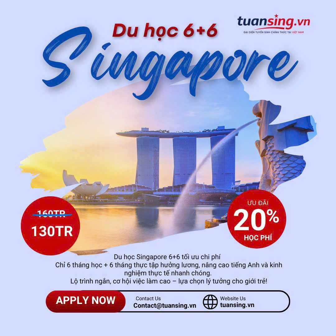 Du học Singapore hệ 6+6: Cơ hội học tập và làm việc tại Singapore thumbnail