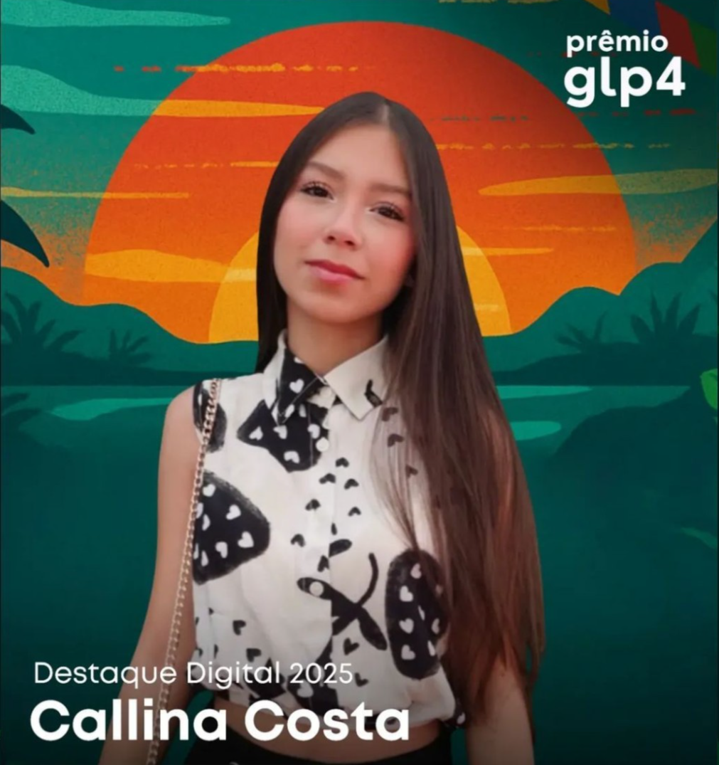 Callina Costa é indicada ao prêmio Destaque Digital GLP4 thumbnail