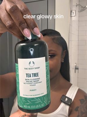 I love @The Body Shop and @laneige_us down 🫶🏾 #clearskinroutine #clearskin #glowyskin 