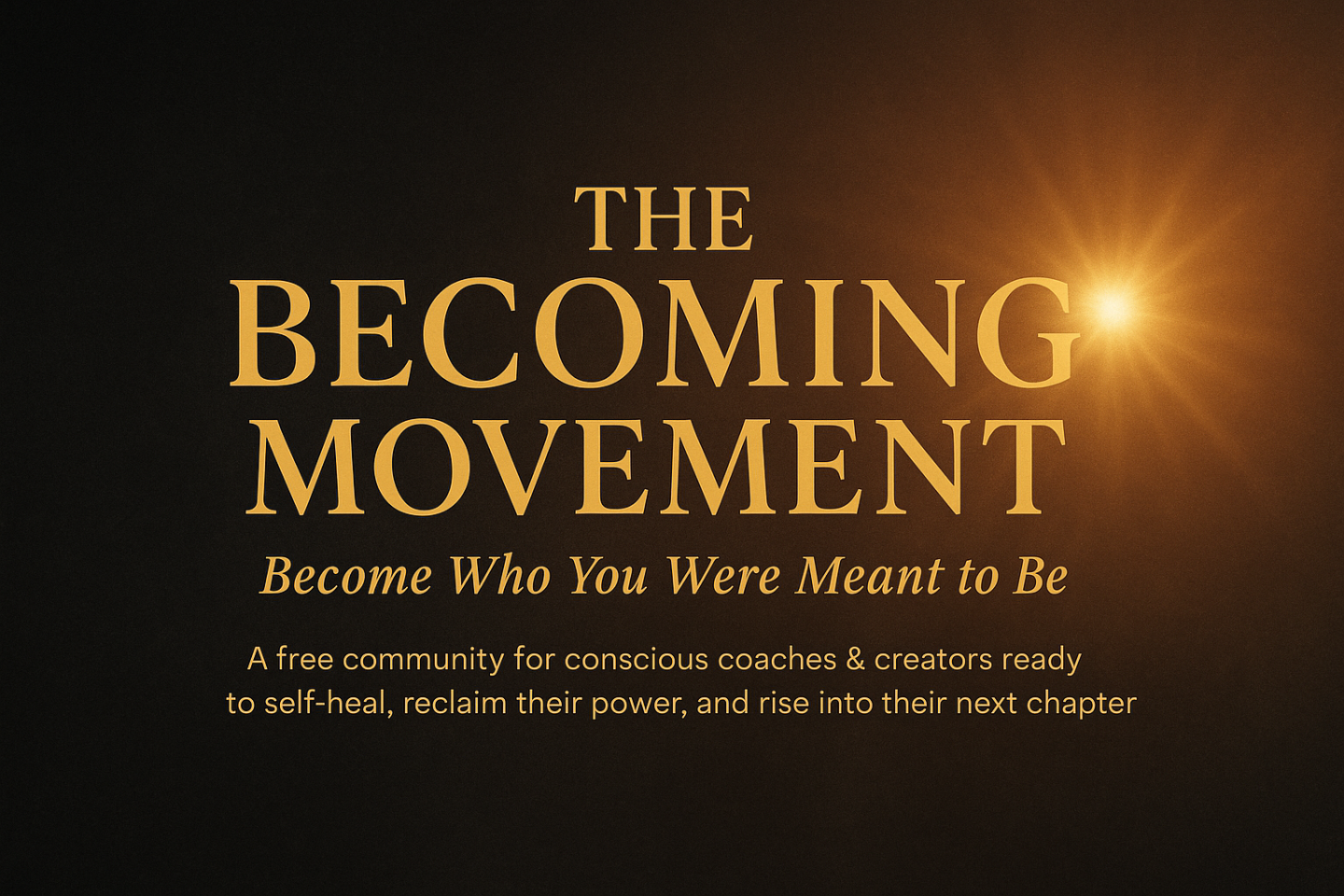 Join the Free Community: The Becoming Movement thumbnail