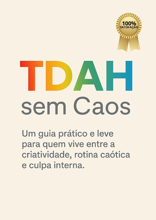 TDAH Sem Caos Guia Prático e Leve  thumbnail