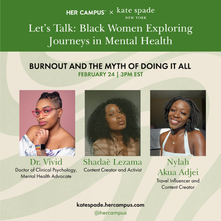 Black Women Journey Through Mental Health - Kate Spade, Black Girls Smile Panel thumbnail