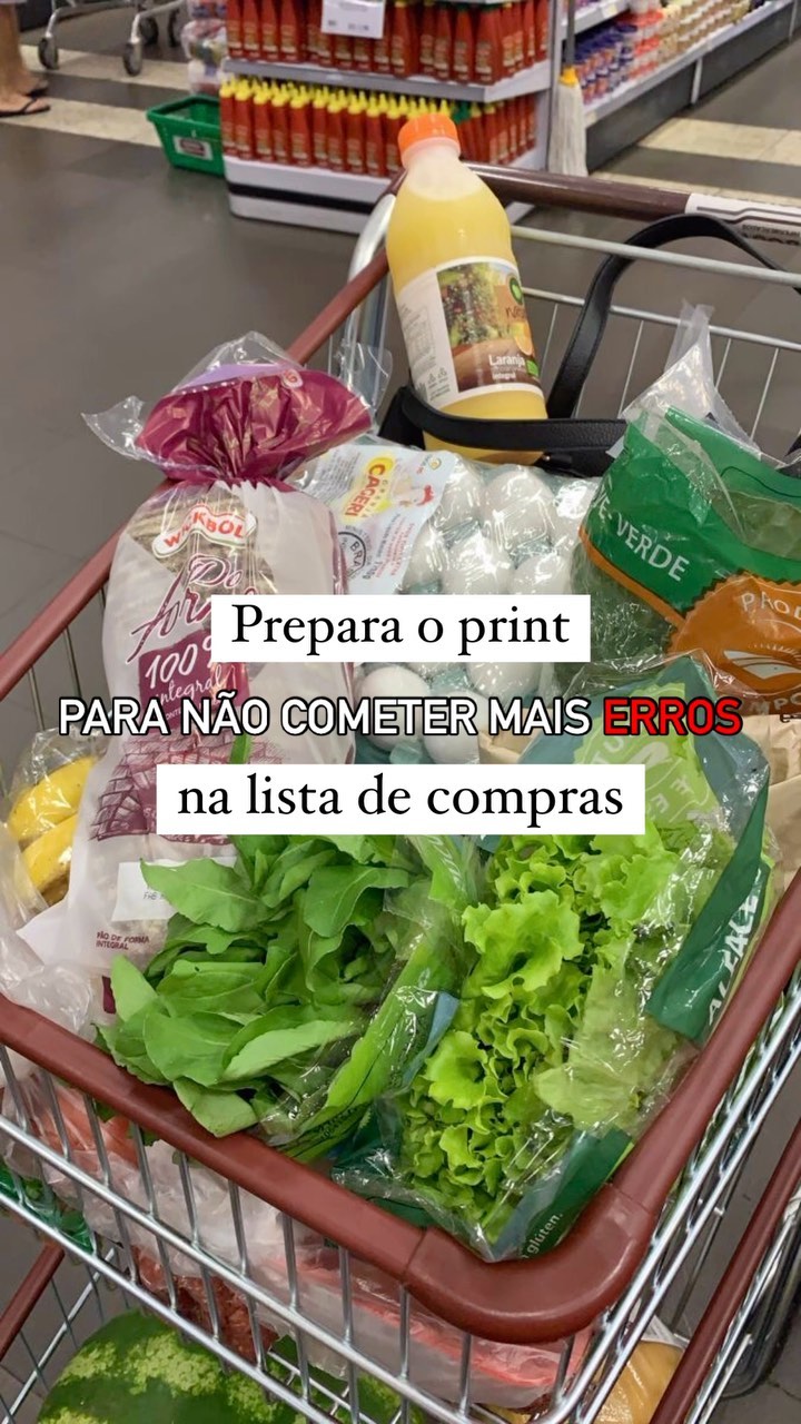 Prepara o print! 🛒✨ Essa lista de compras é essencial para você!

#ListaDeCompras #Essencial #Organização #Supermercado 