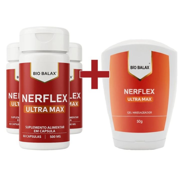  4 frascos | NERFLEX O MELHOR ALÍVIO IMEDIATO PARA DOR thumbnail