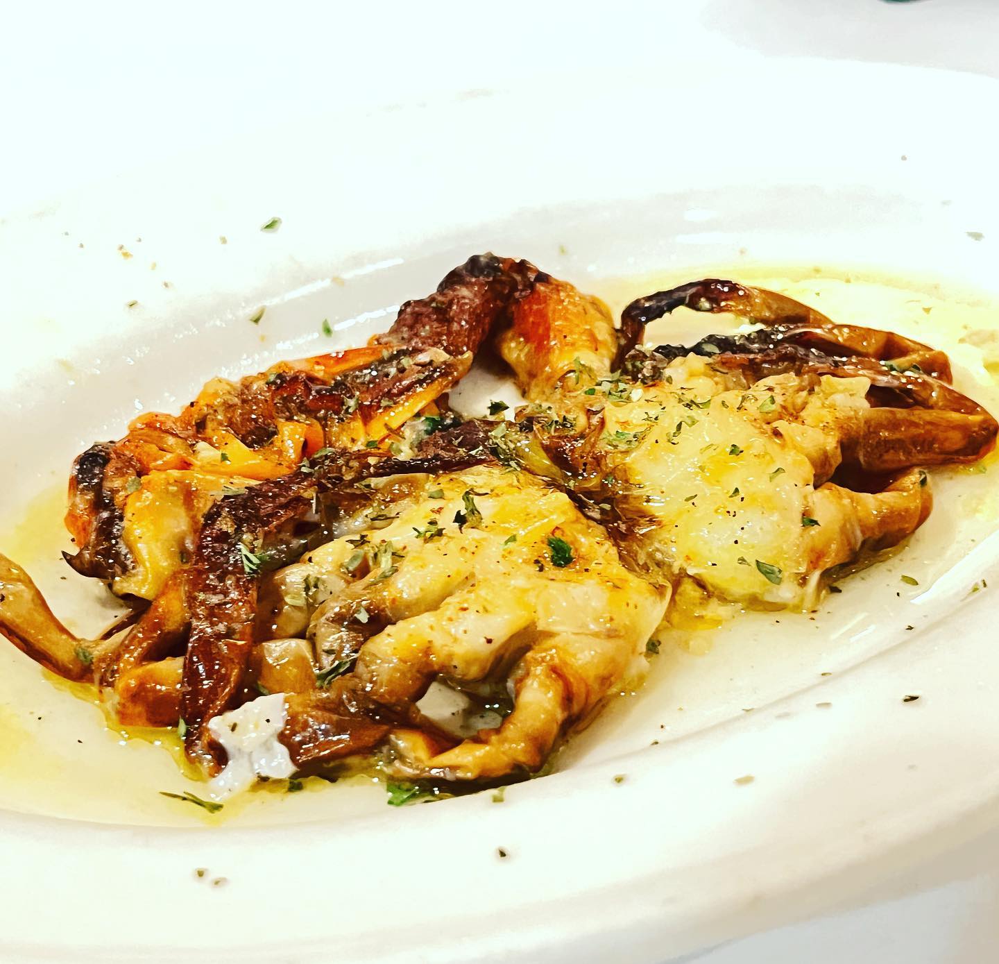 The very hard to find Broiled Softshell Crab 🦀is a sumptuous local delicacy that might be only for serious seafood lover