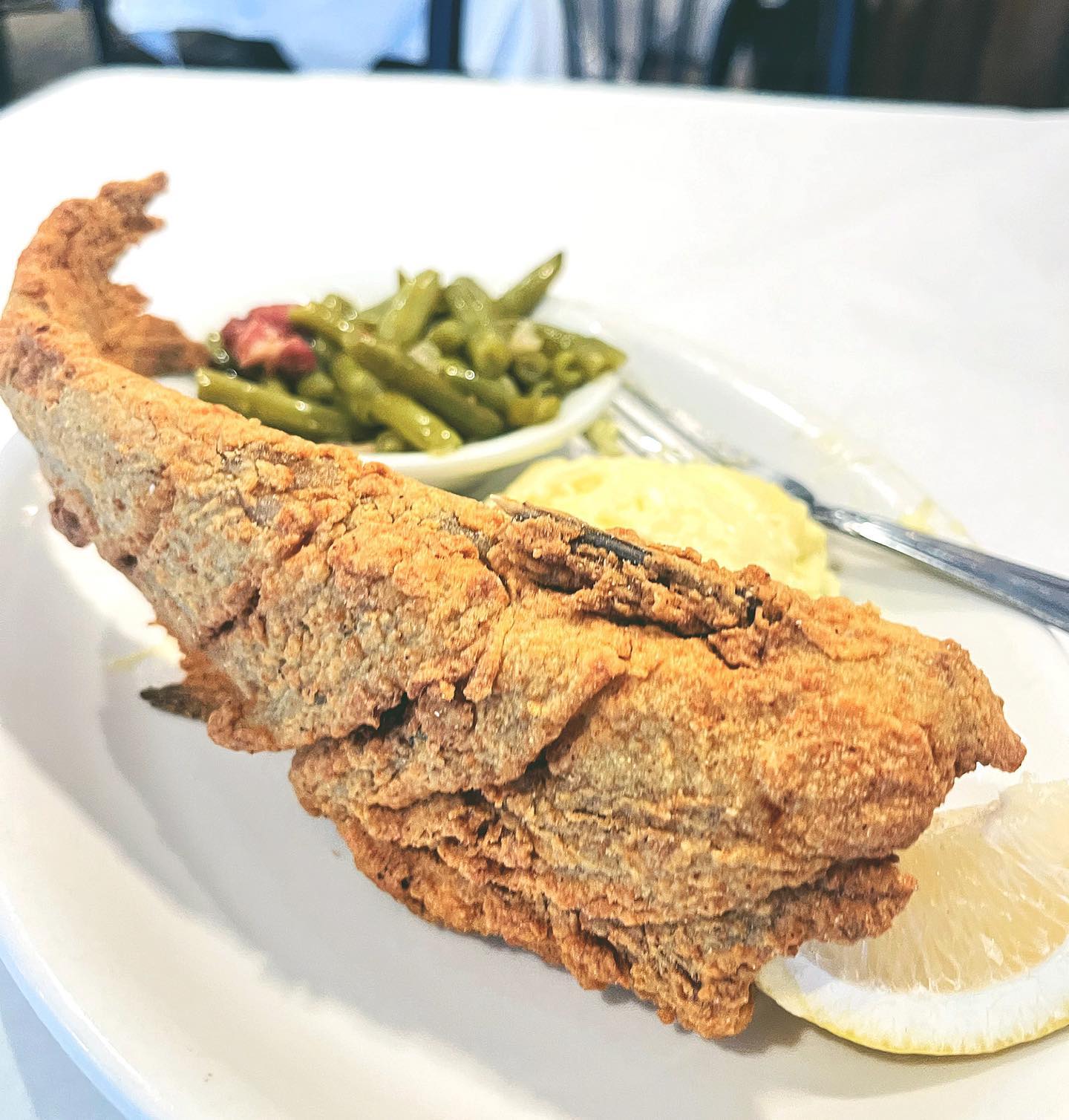 We just brought back an old favorite, our Whole Catfish! It’s a simple classic, expertly fried. #furysrestaurant #wheren