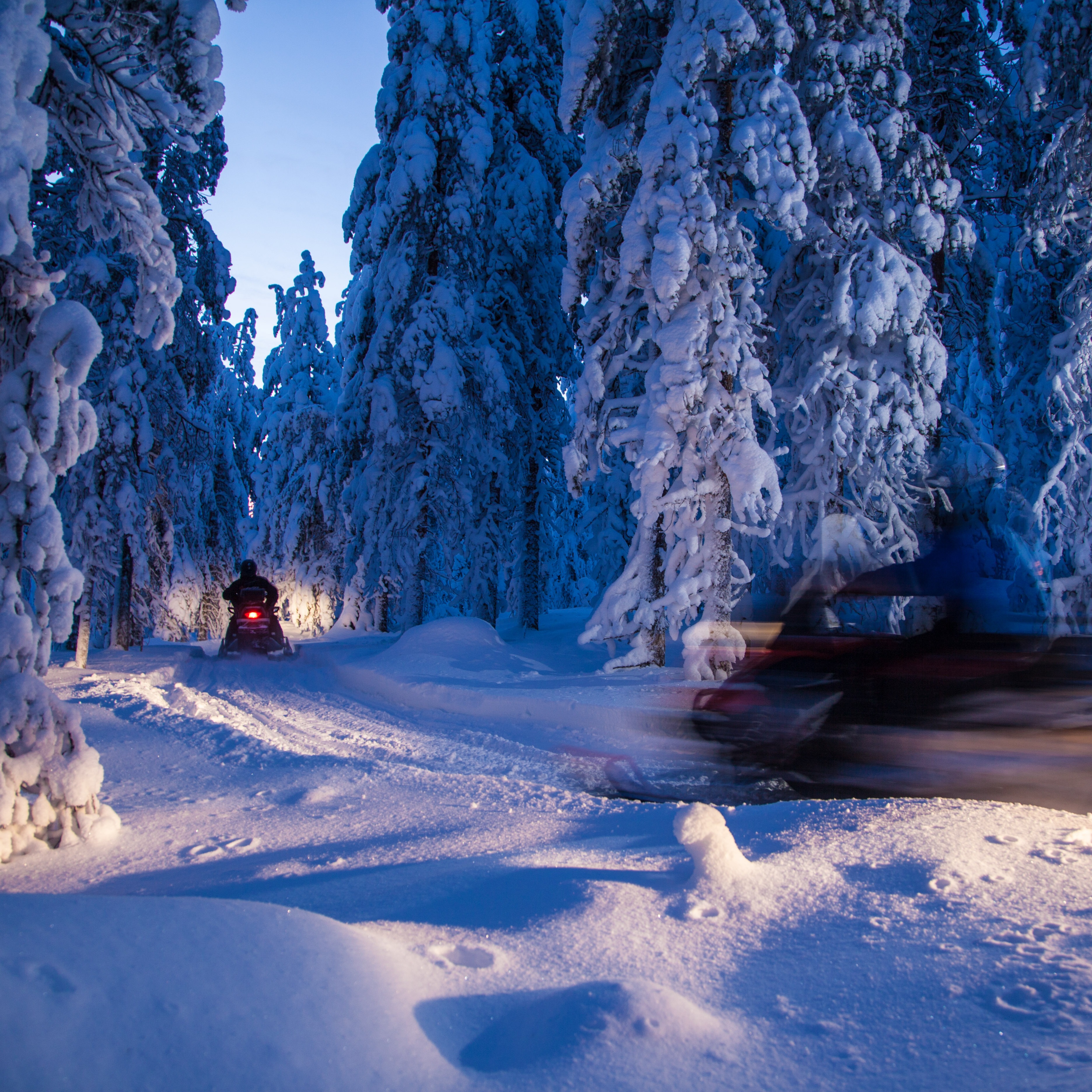 Evening Escape – Snowmobile safari and campfire thumbnail