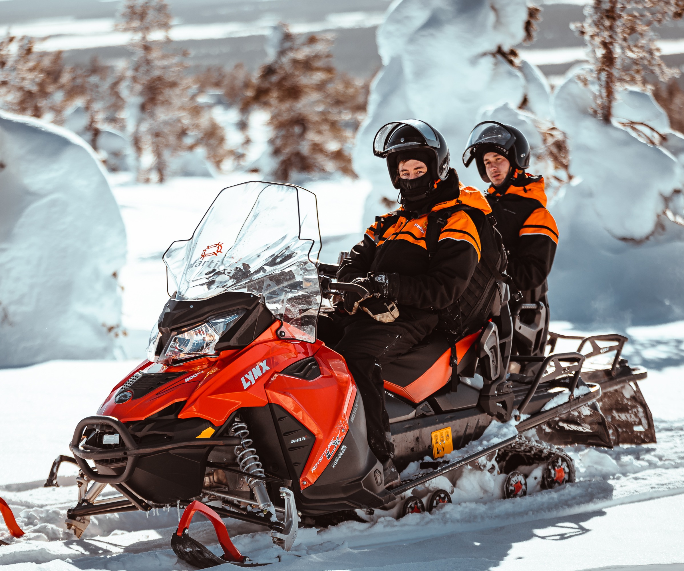 POPULAR: Scenic Snowmobile Safari - 2h snowmobile experience in  thumbnail