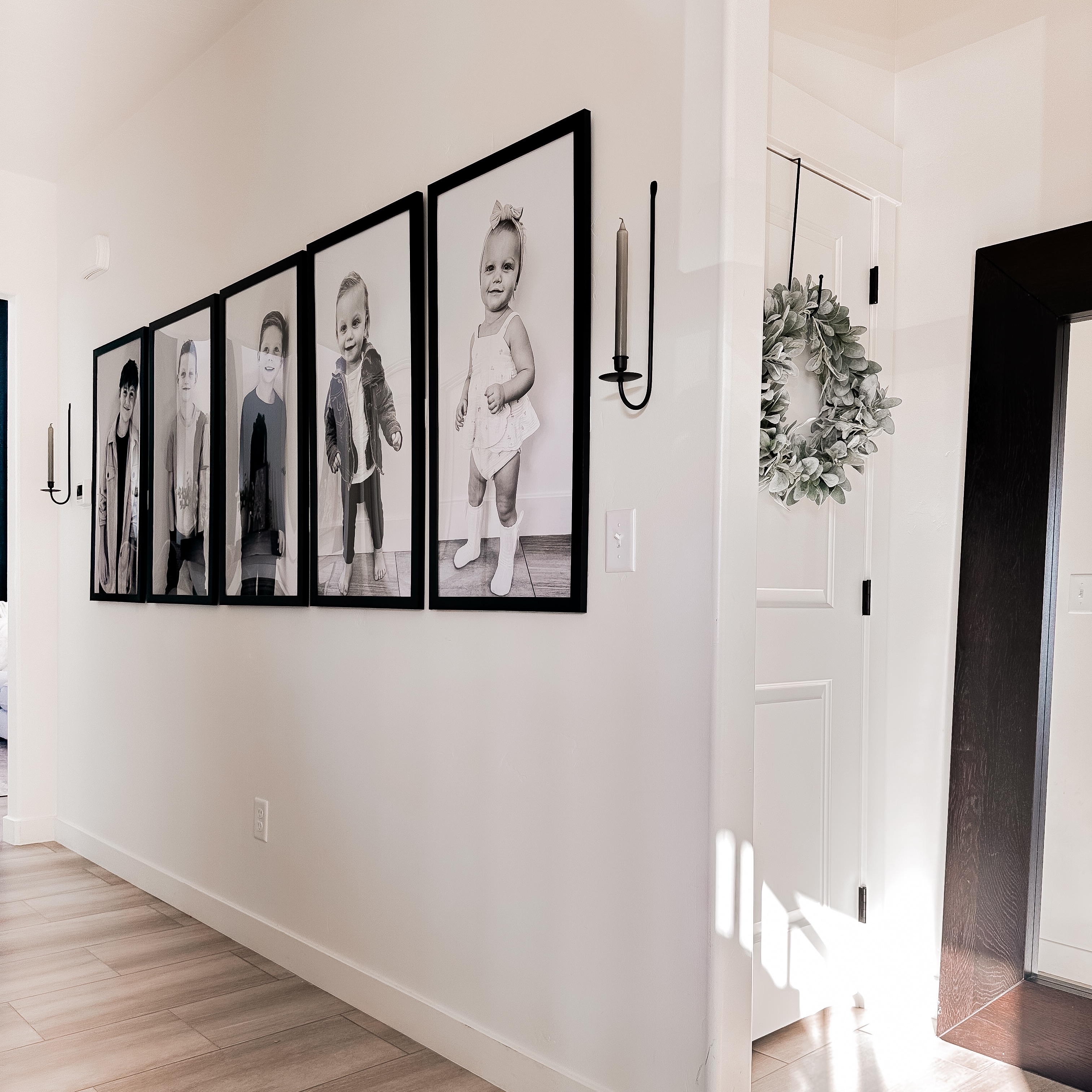 DIY photo wall thumbnail