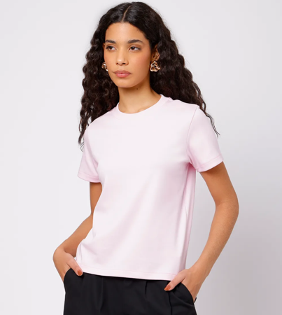 Camiseta algodão peruano rosa thumbnail