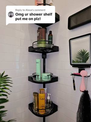 Replying to @Alexa absolutely hon! This shower shelf is one of the best things I’ve purchased in 2025🙌🏾 my shower is so 