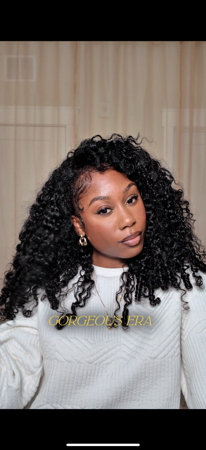 3 In 1 Half Wig | OQ Burmese Curly Glueless Wear Go  thumbnail