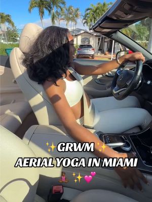 These type of mornings >>>>🥰✨💕 📍@Libre_AF aerial yoga in Miami #grwm #aerialyoga #miami #soldejaniero #maisonmargiela #j