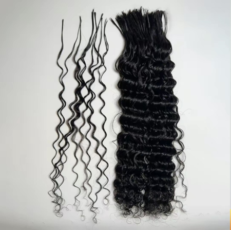 YGWIGS Pre-Divided Bulk Boho Human Hair thumbnail