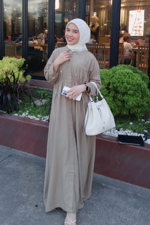 93. Kaftan modern- brown thumbnail
