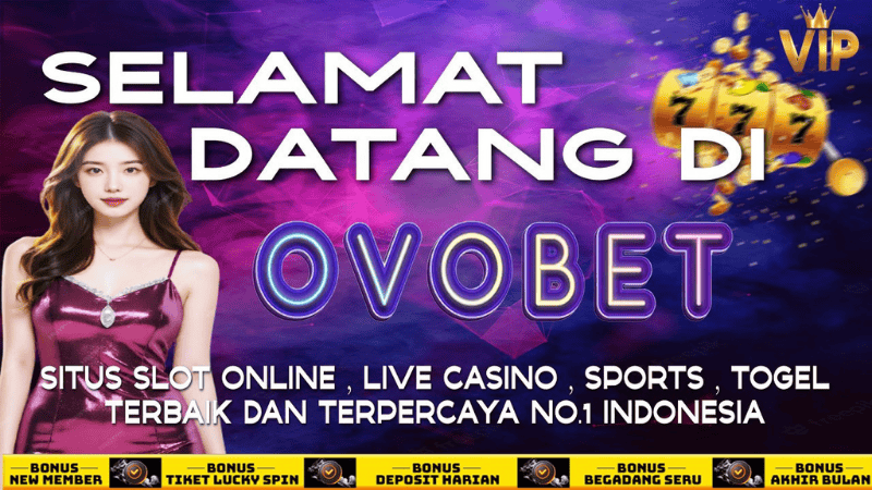 Game Online Terlengkap | Slot, Casino & Sportsbook Ovobet Rasakan pengalaman bermain ribuan game seru di Ovobet. Mulai dari slot online populer, live casino interaktif, hingga taruhan olahraga dan tembak ikan — semua dalam satu platform yang menguntungkan. thumbnail