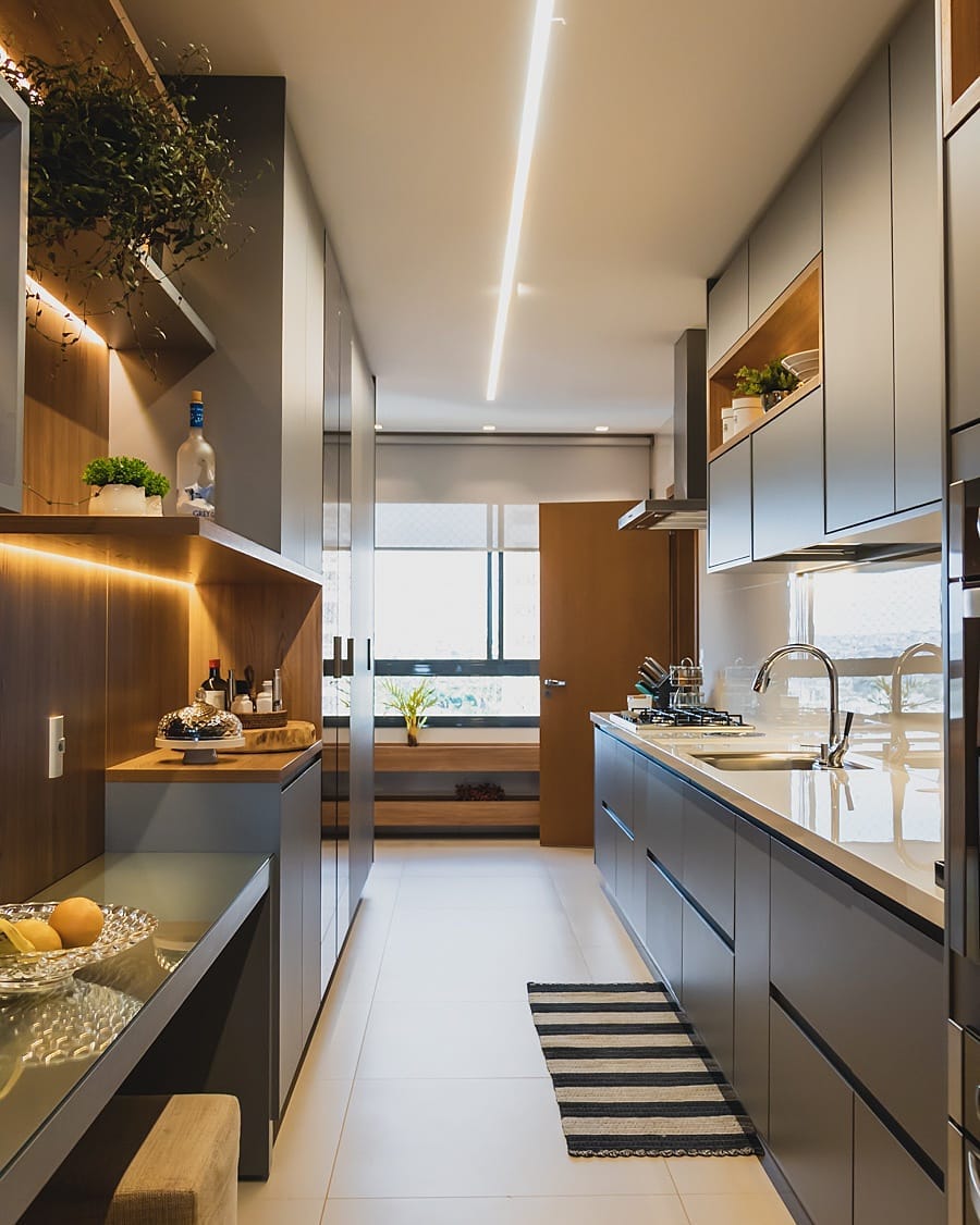 Se você já sonhou com a cozinha perfeita para sua casa ou apartamento, com certeza se parece com essa. E se não parecer,