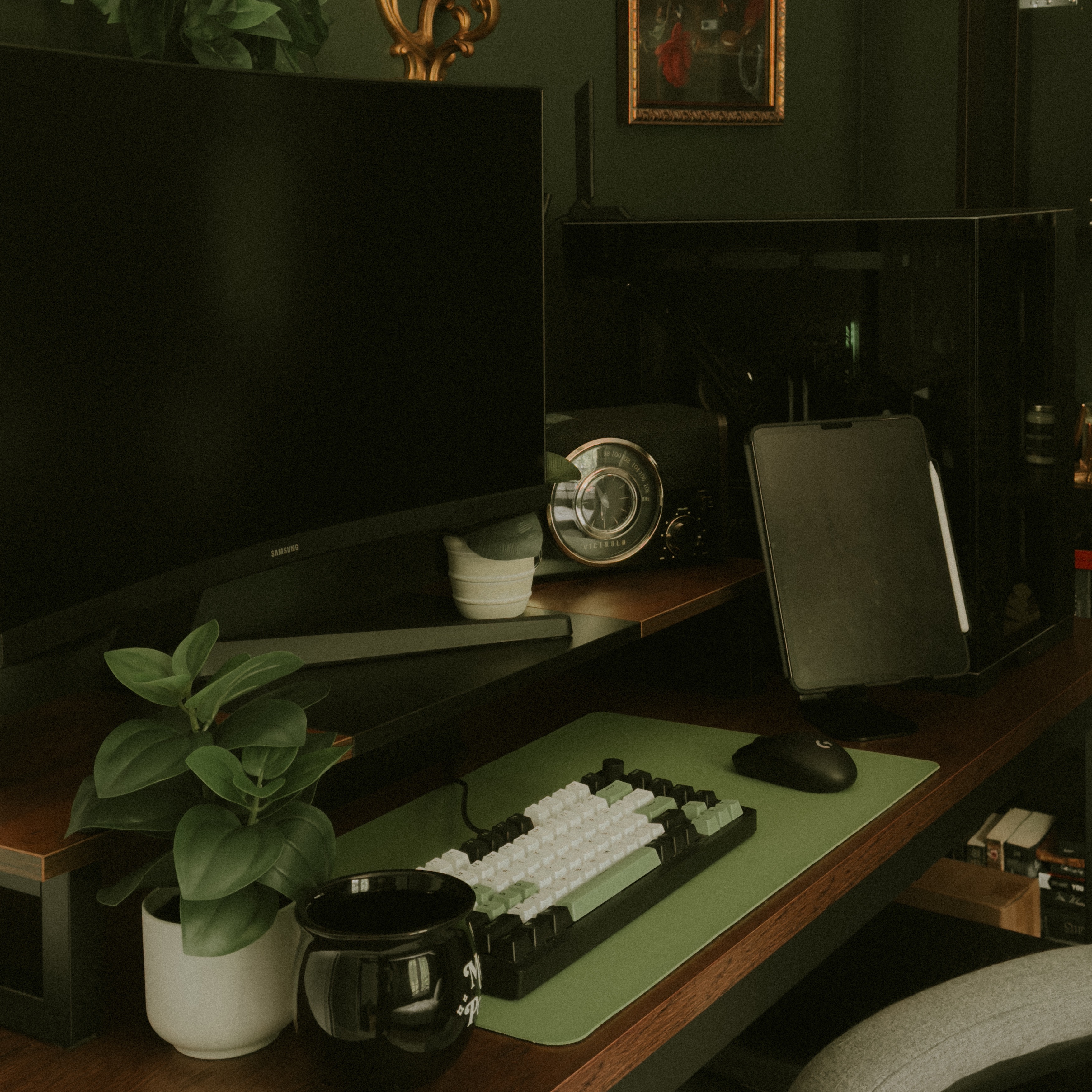  my pc setup 🌿 thumbnail