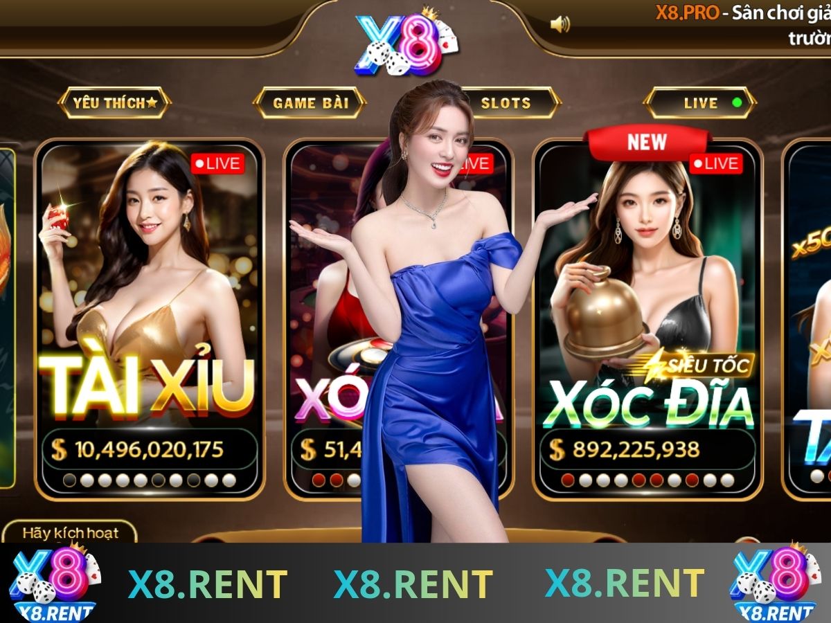 X8 | X8.com Chính Chủ Thách Thức Đam Mê, Nạp Rút Siêu Tốc thumbnail
