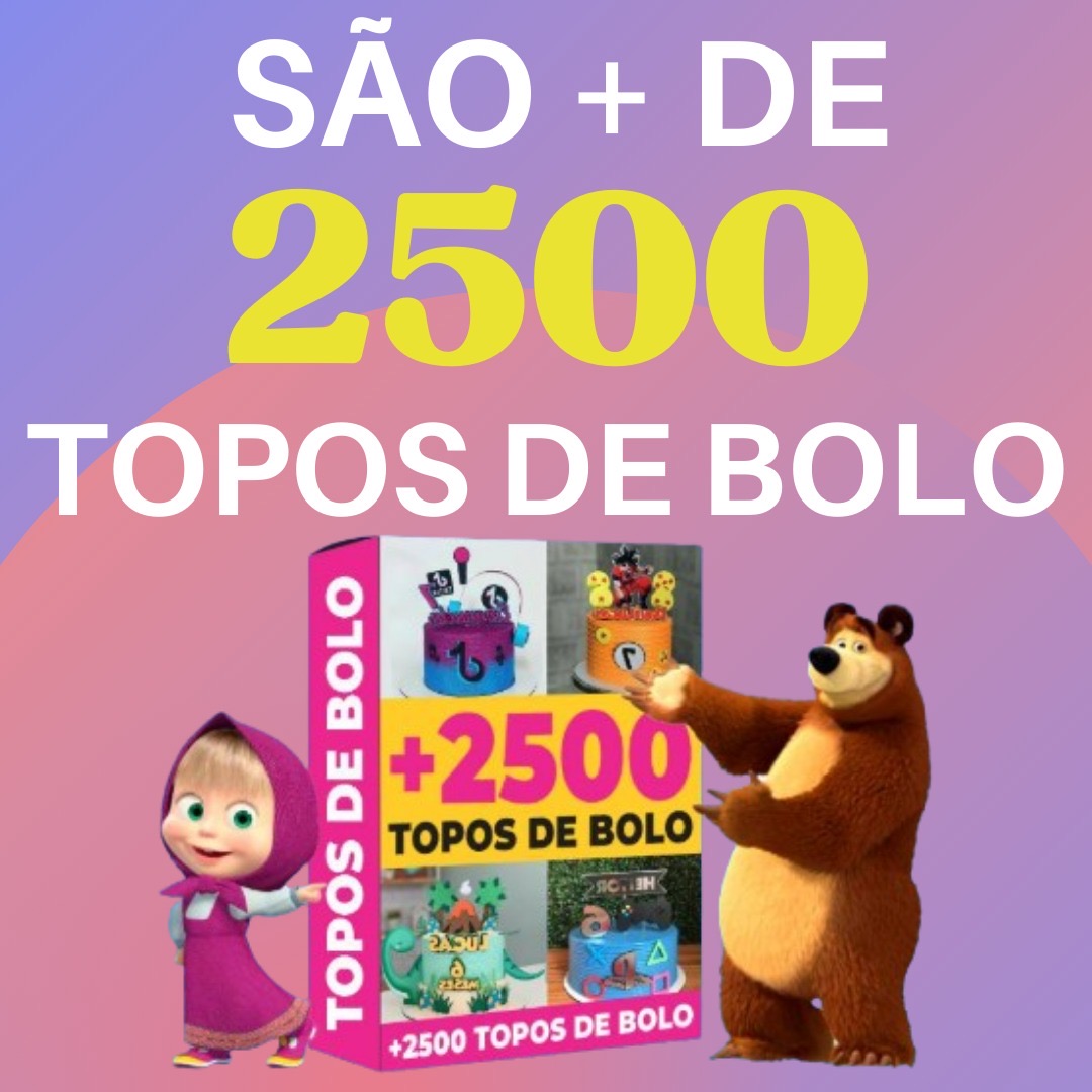 + De 2500 Arquivos De Topos de Bolo thumbnail