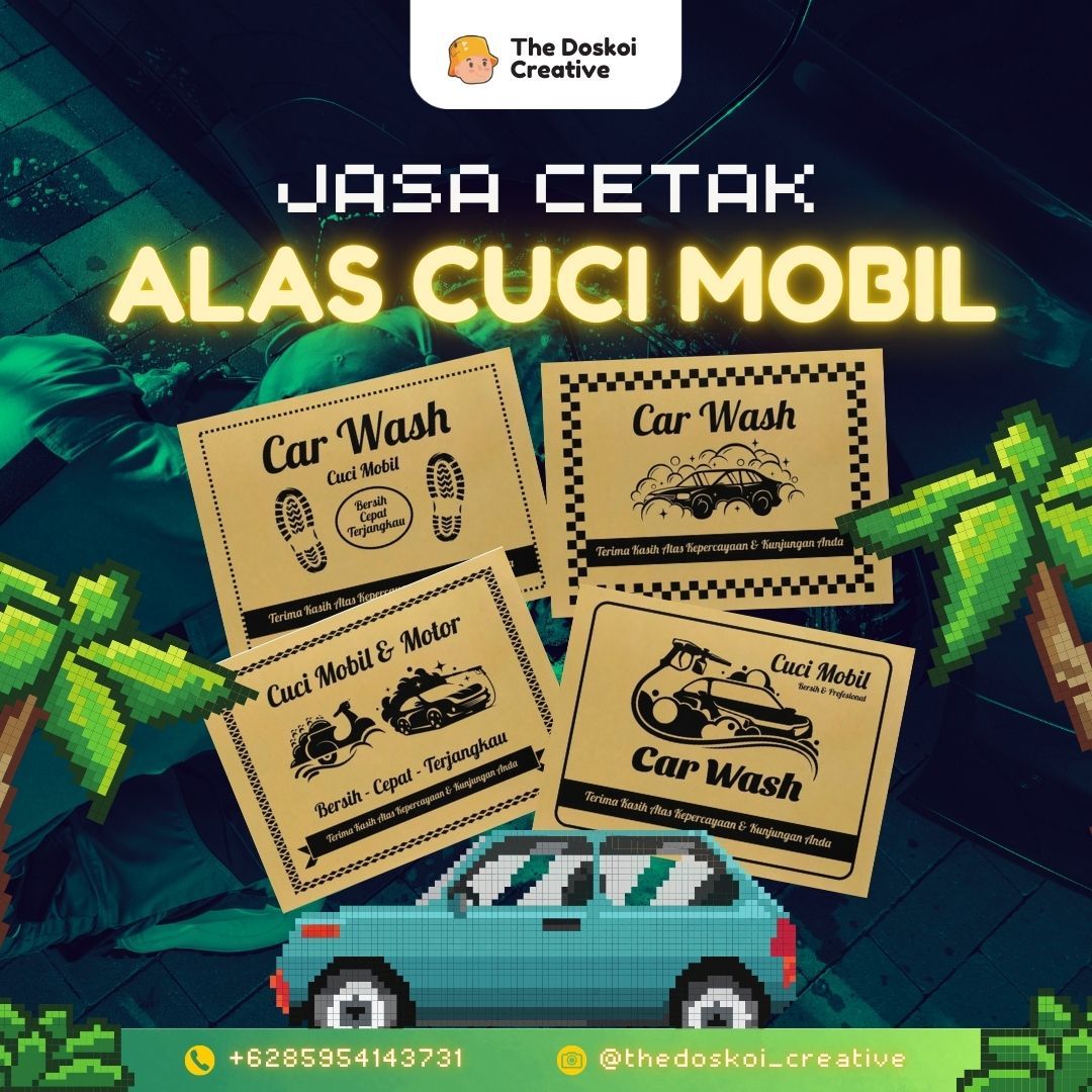 ---

JADWAL BUKA :
⏰ SENIN - JUMAT : 09.00 - 05.00 WITA
⏰ SABTU : 09.00 - 12.00

---
Kirim file siap cetak / konsultasi 