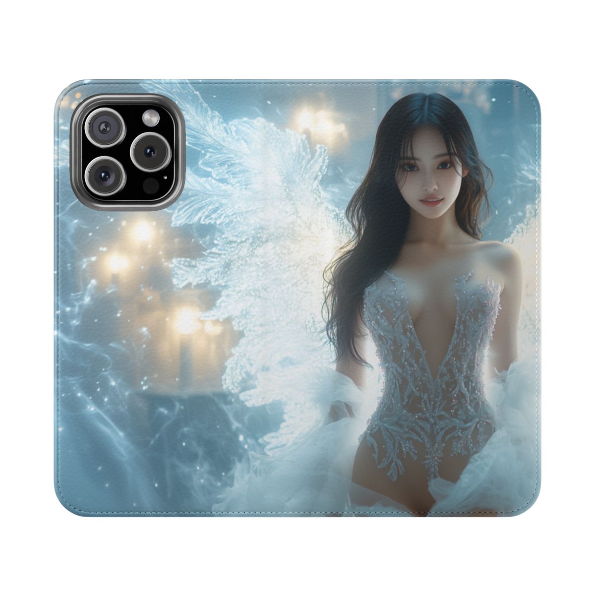 Elegant Fairy Tale Flip Case for Phones, Magical Gift for Her, Protective Cover, Stylish Accessory, Perfect for Birthdays, Holidays - $33.89 - Ethereal Beauty Art thumbnail