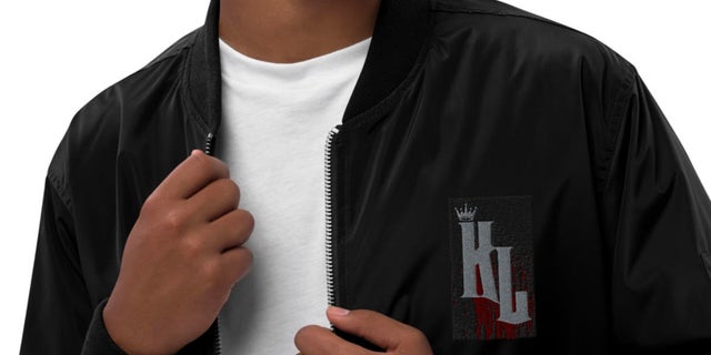 I got Athlete in my blood - KL Premium recycled bomber jacket thumbnail