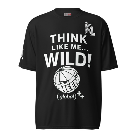 KL Merch - Think Like Me Wild SU' 25 - Unisex performance crew neck t-shirt thumbnail
