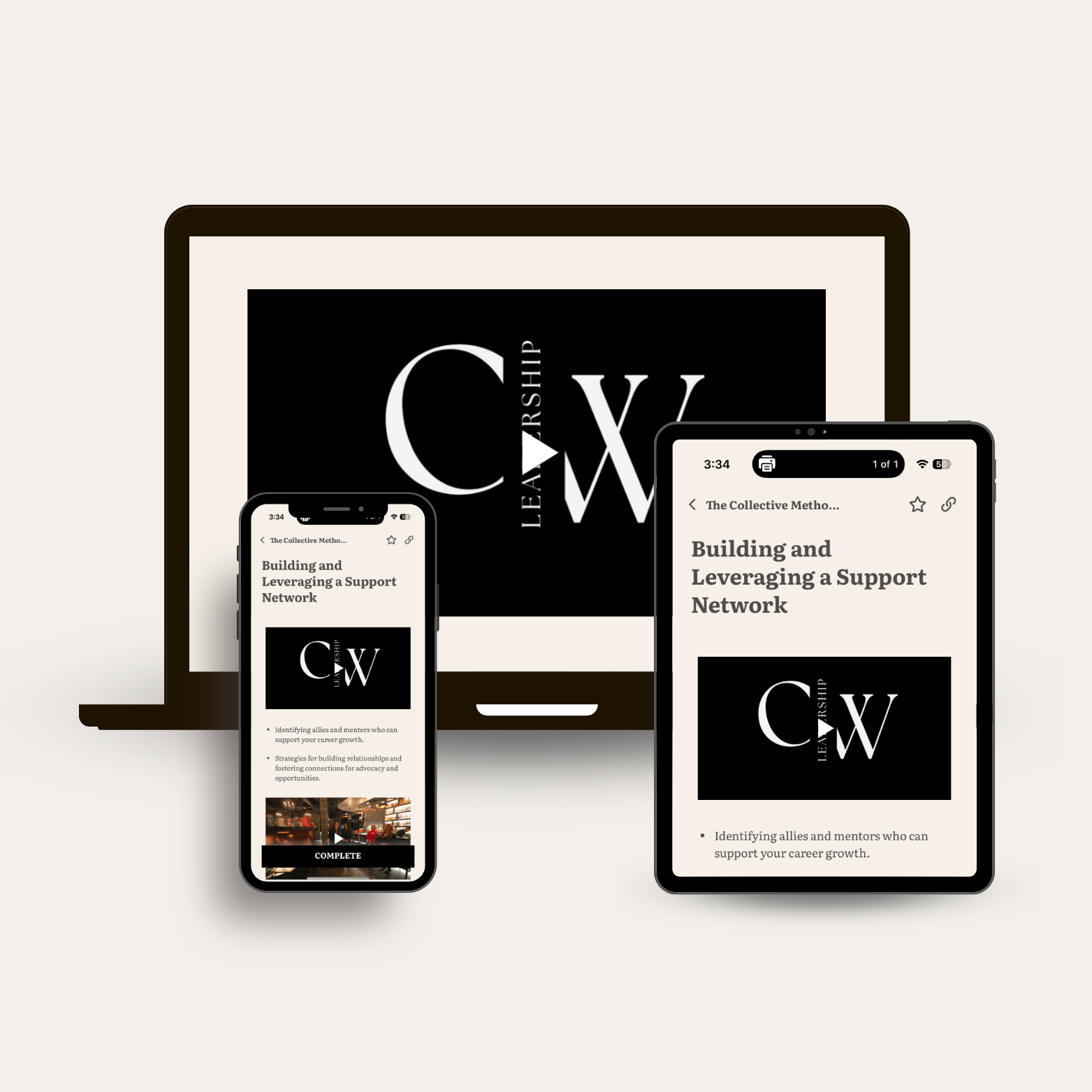 Download the App—Your resource for mentorship, self-advocacy and developing your personal brand.  thumbnail