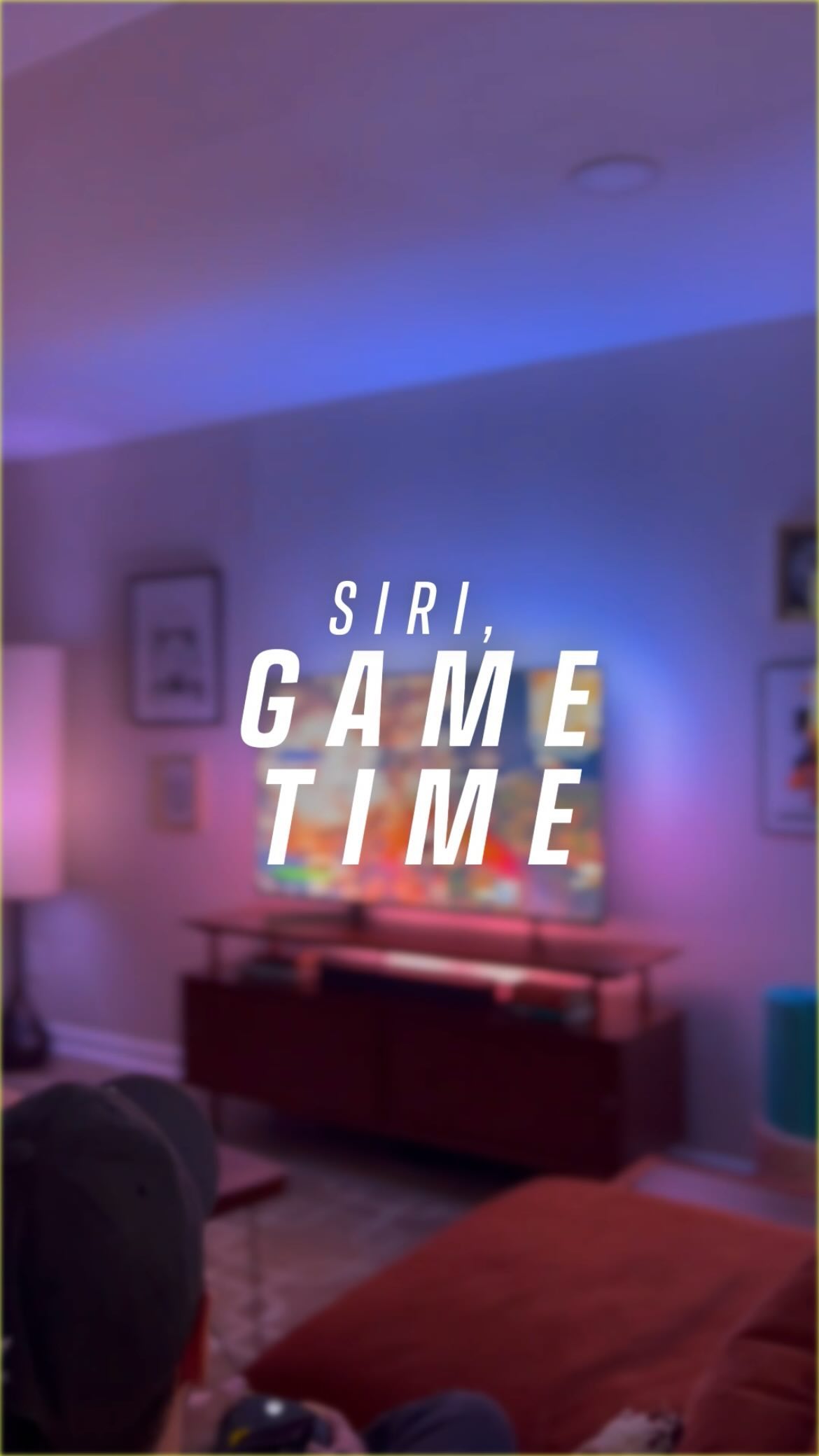 Gaming at the Nest has never been better now that I can sync my lights to the TV with just one voice command via Siri Sh