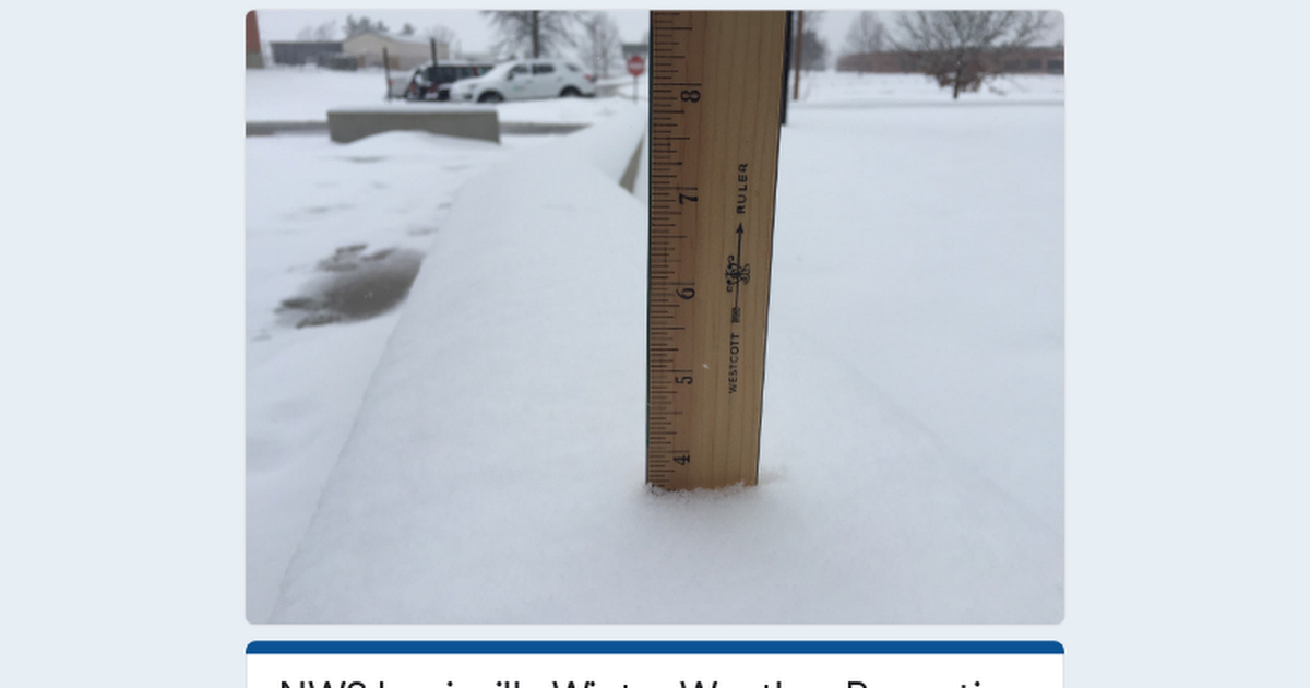NWS Louisville Winter Weather Reporting Form thumbnail