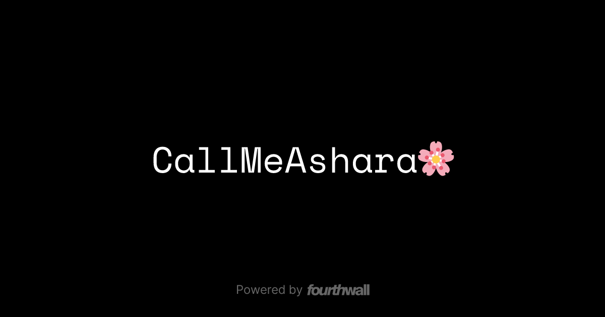 Coming soon | CallMeAshara🌸 thumbnail