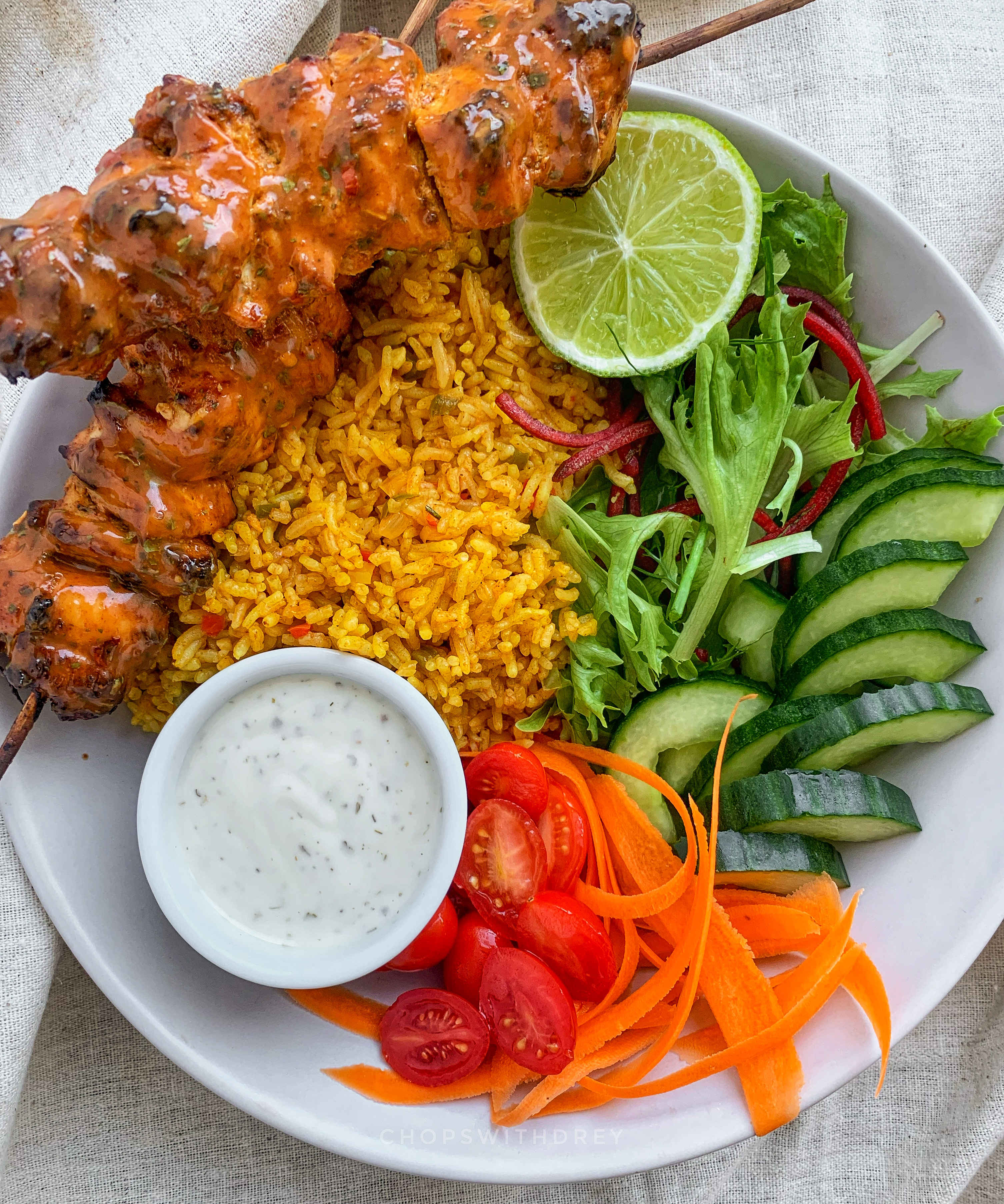 Airfryer Chicken kebabs  thumbnail