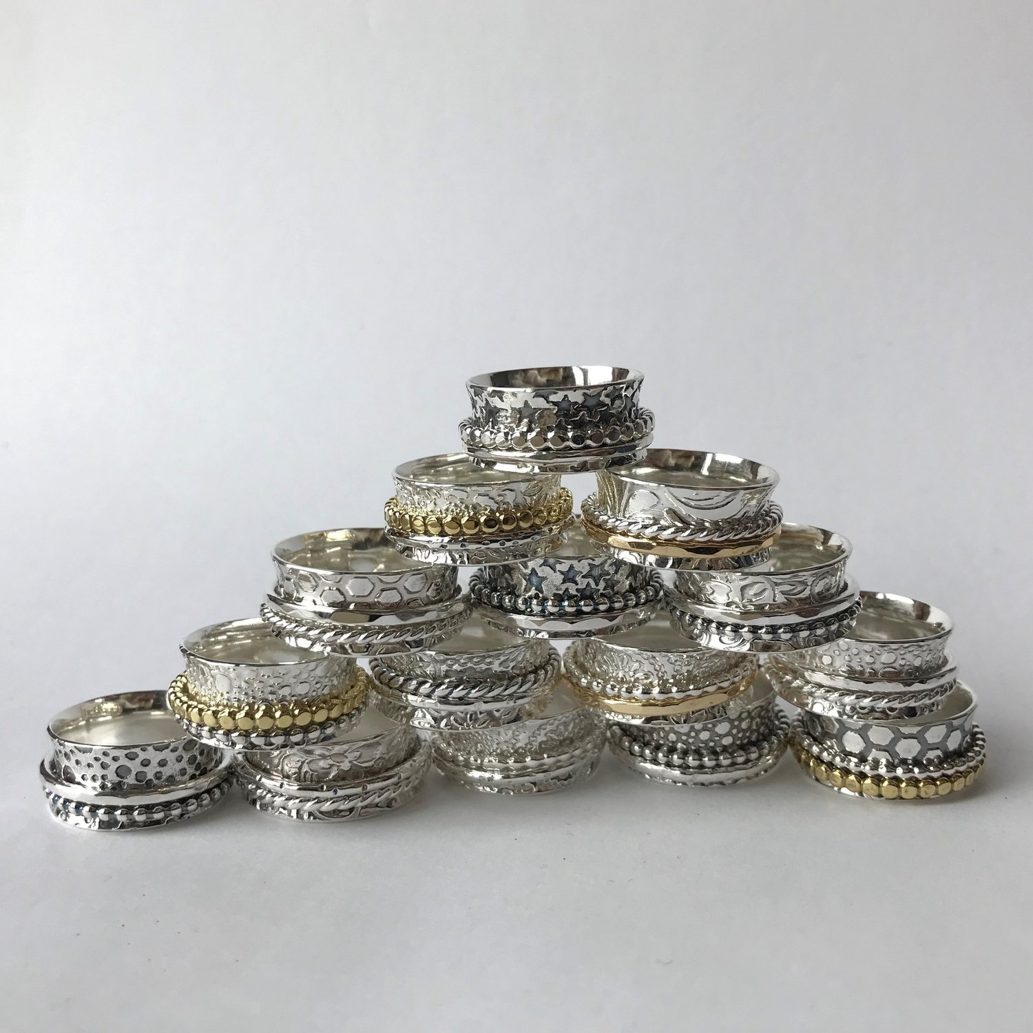 Narrow Spinner Ring (3/8" wide) — Jewelry by Jessica thumbnail