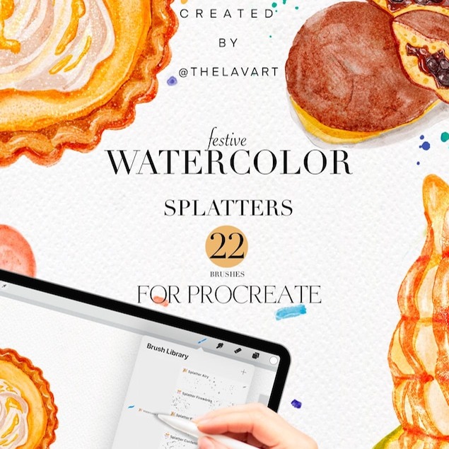 Festive Watercolor Splatter Box thumbnail