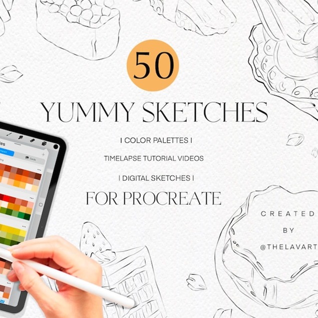Yummy Sketches & Color Palettes thumbnail