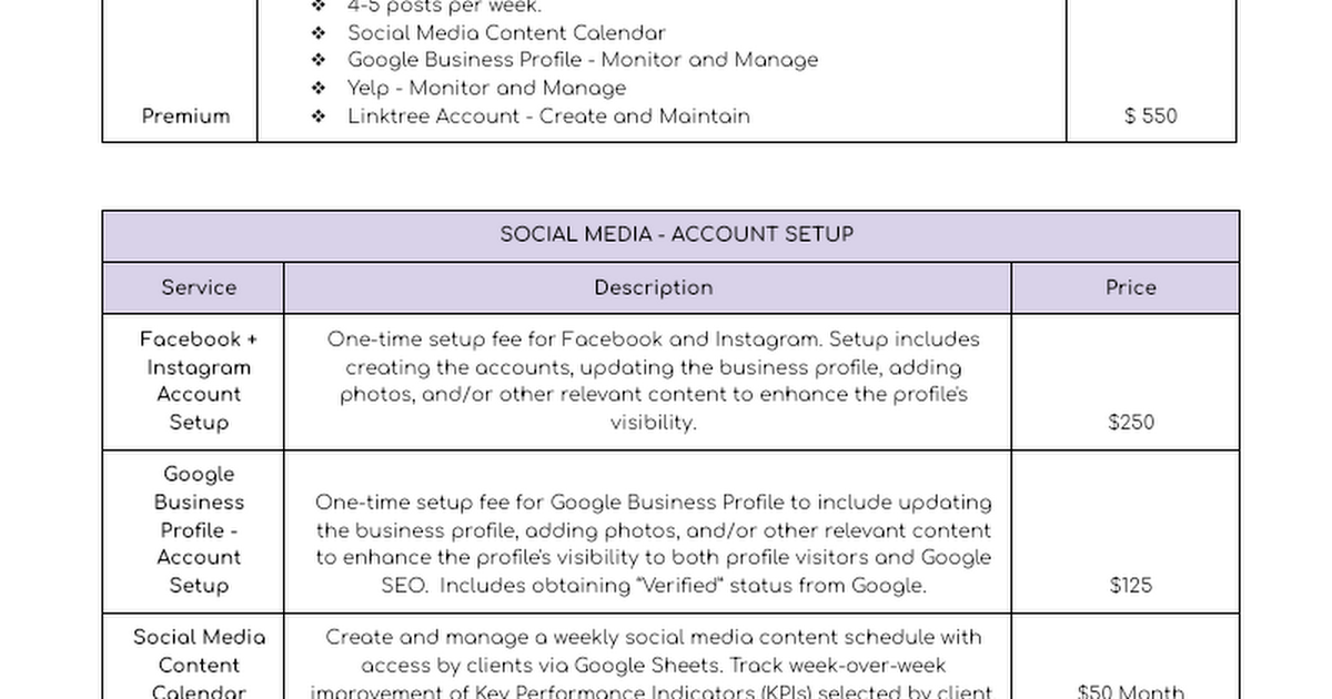 Coastside Social Media Services - Pricing 2025 thumbnail