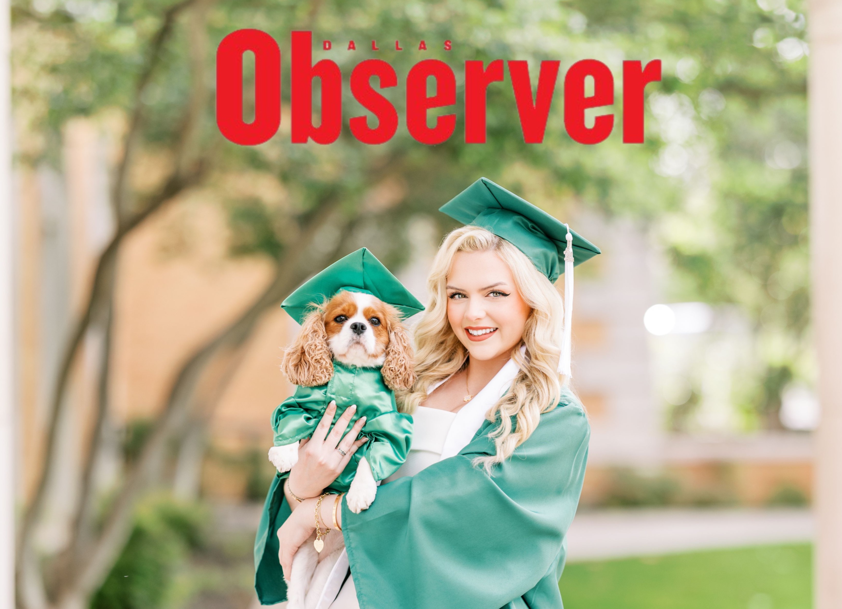 UNT Student Wins Over Social Media for Senior Photoshoot With  Dog thumbnail